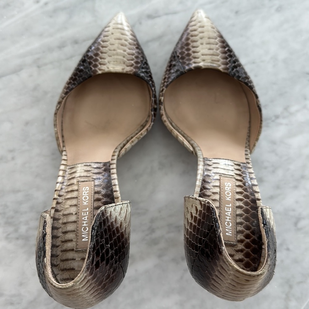 Michael Kors Collection Python Heels Size 38/8 - image 5